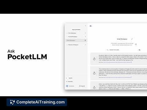 ThirdAI PocketLLM, screenshot 3