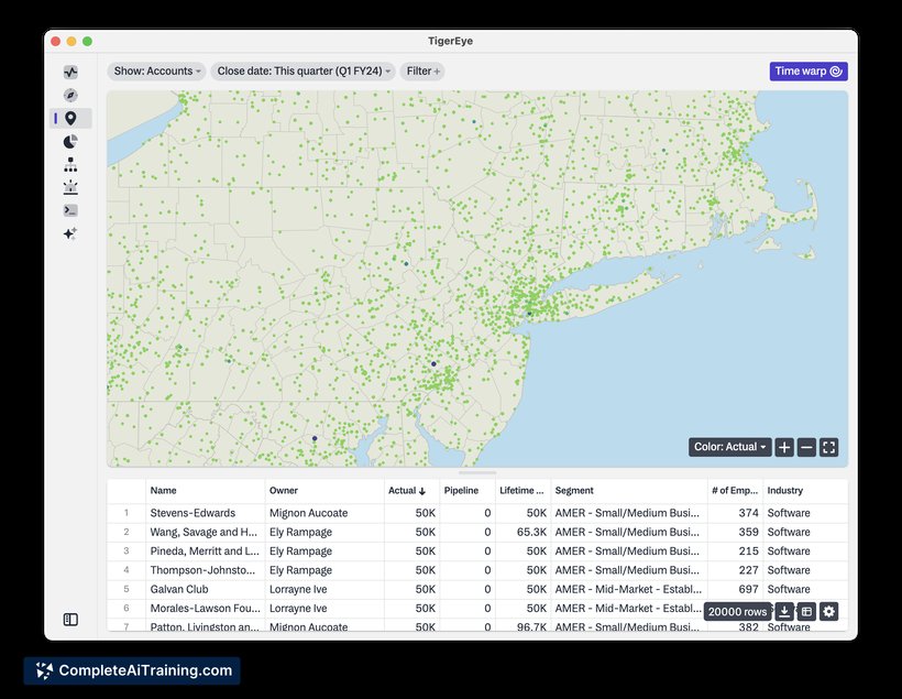 TigerEye, screenshot 3