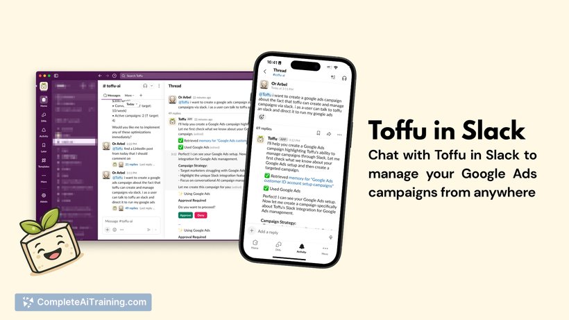 Toffu AI, screenshot 2