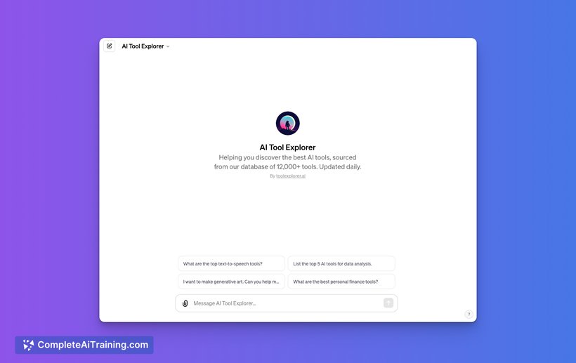 Tool Explorer