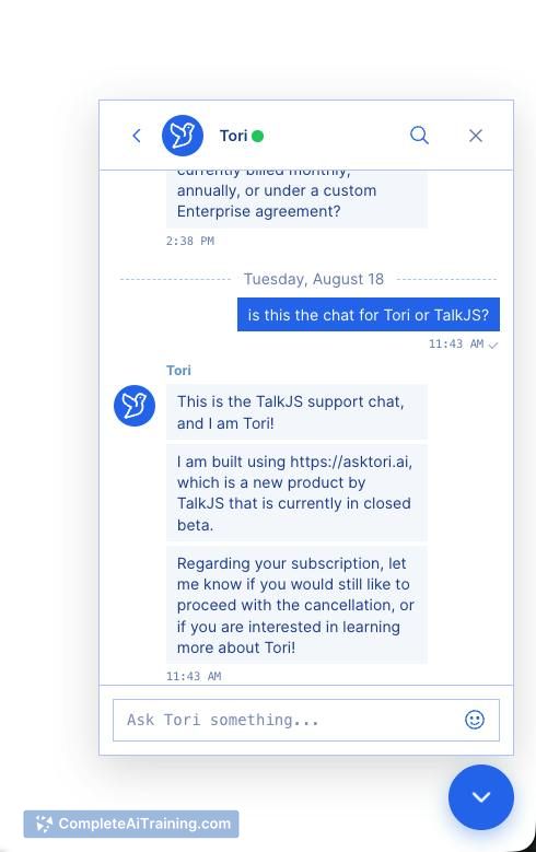 Tori, screenshot 3