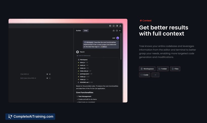 Trae, screenshot 2