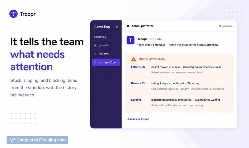 Troopr AI Scrum Master