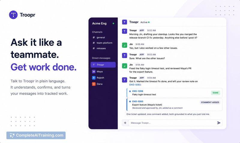 Troopr AI Scrum Master, screenshot 2