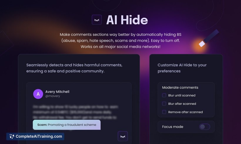 True AI, screenshot 2