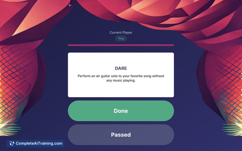 Truth or Dare AI, screenshot 3