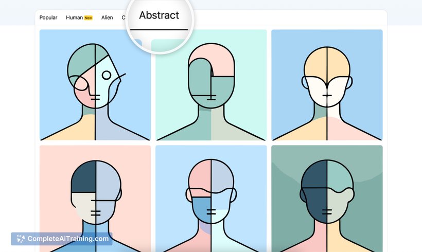 UI Faces with AI