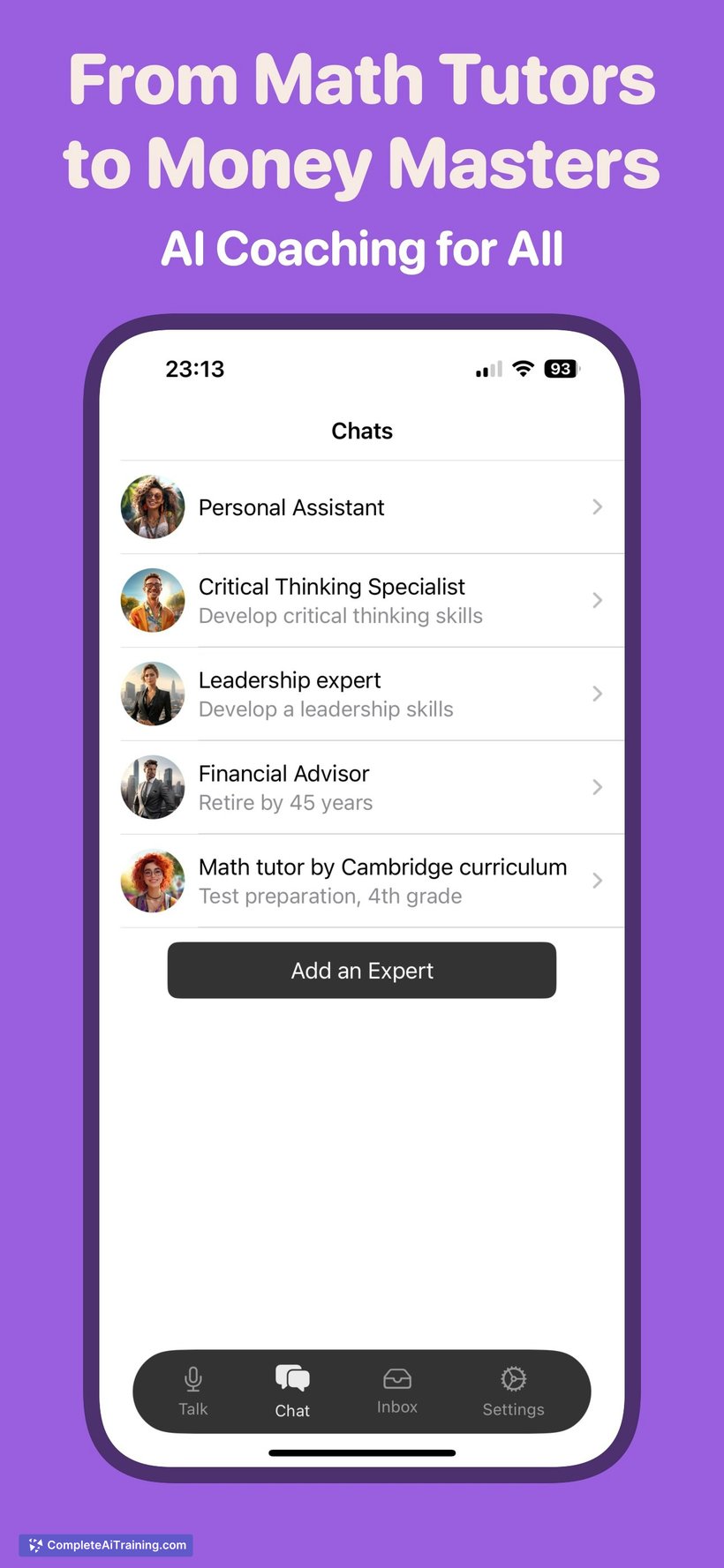Unitor.ai, screenshot 2