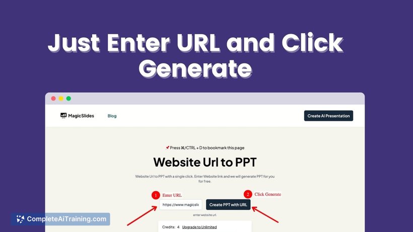URL TO PPT by magicslides
