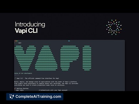 Vapi CLI, screenshot 2