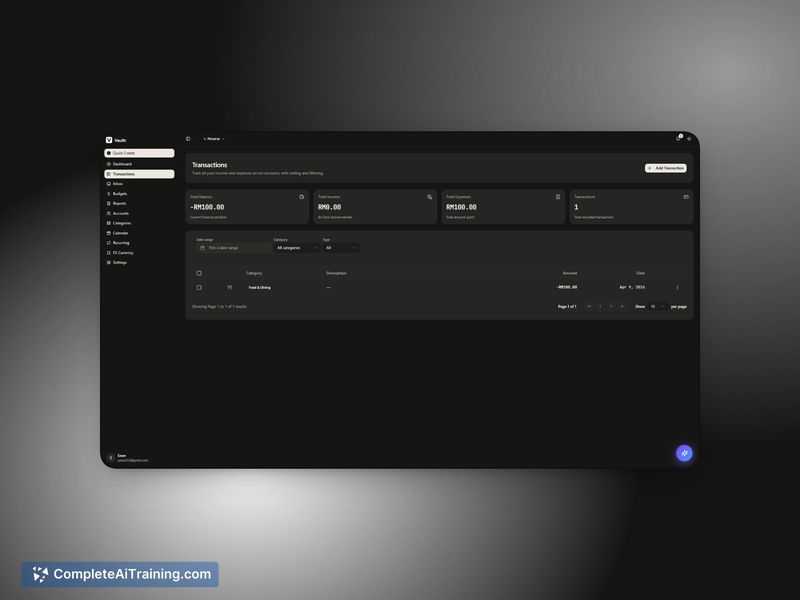 Vaultr, screenshot 2