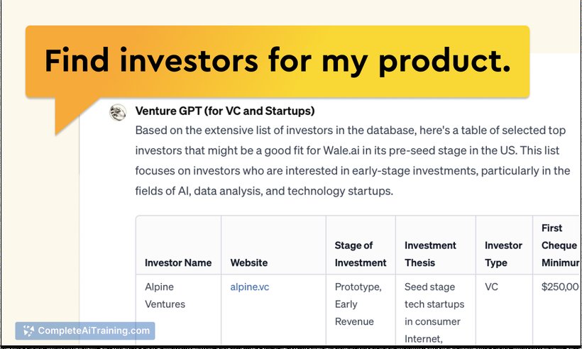 Venture GPT