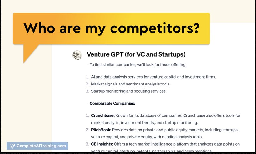 Venture GPT, screenshot 2