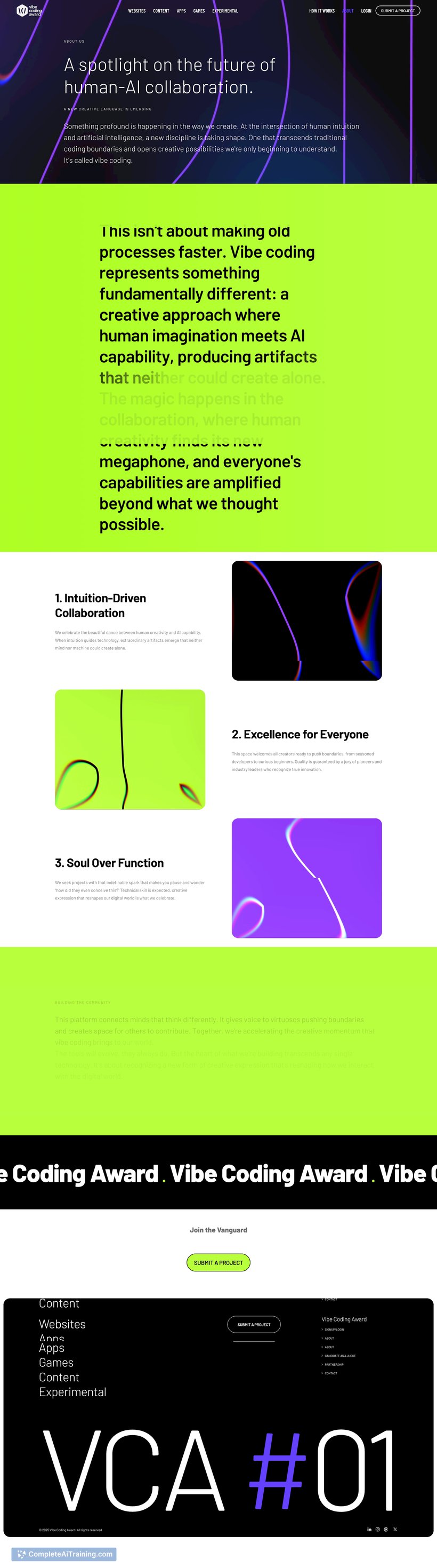 Vibe Coding Award
