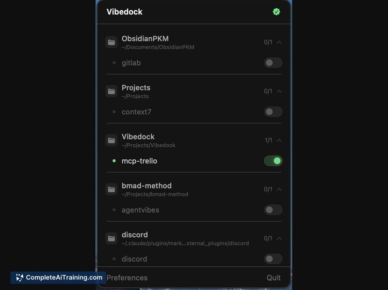 Vibedock