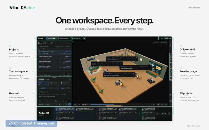 VibeiDE, screenshot 4