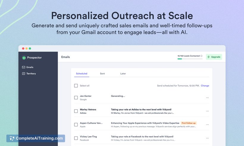 Vidyard Prospector, screenshot 5