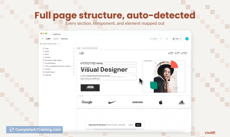Visdiff, screenshot 4