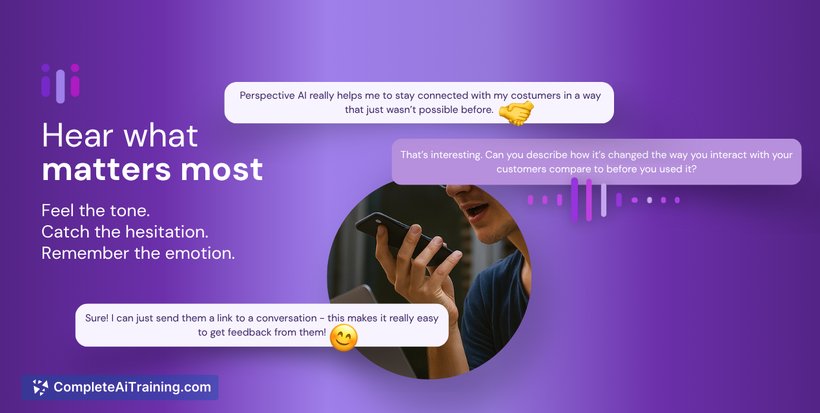 Voice Agents by Perspective AI, screenshot 2