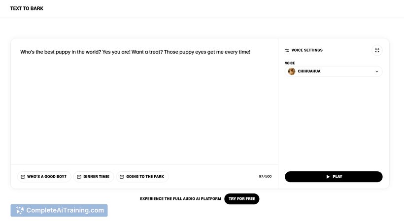 Voice Design by ElevenLabs, screenshot 3