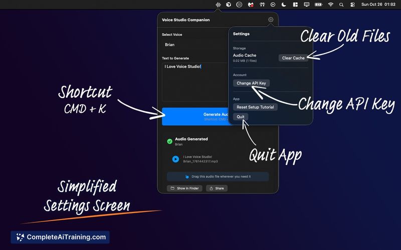 Voice Studio Companion