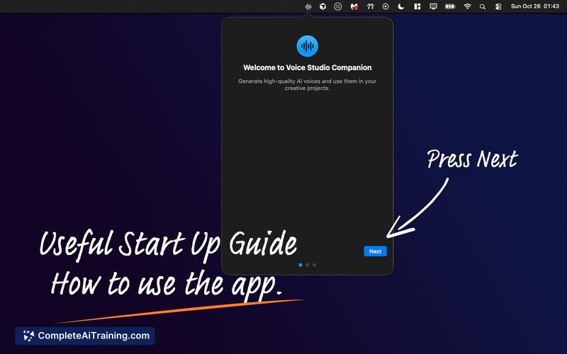 Voice Studio Companion, screenshot 2