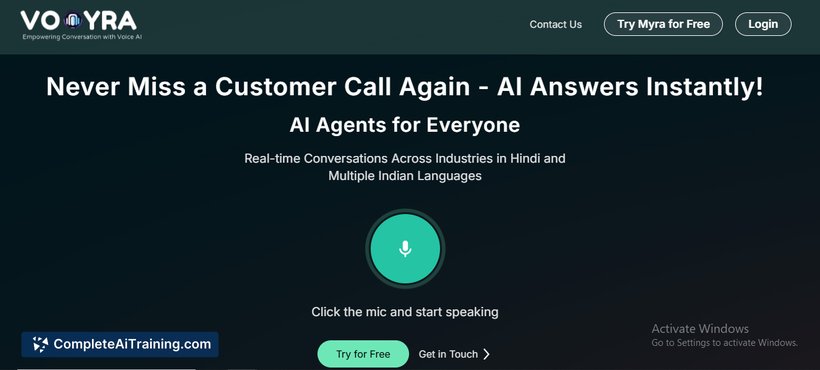 Vomyra AI – Voice AI Agent