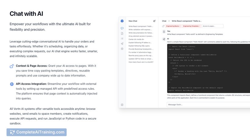 Vortn, screenshot 2