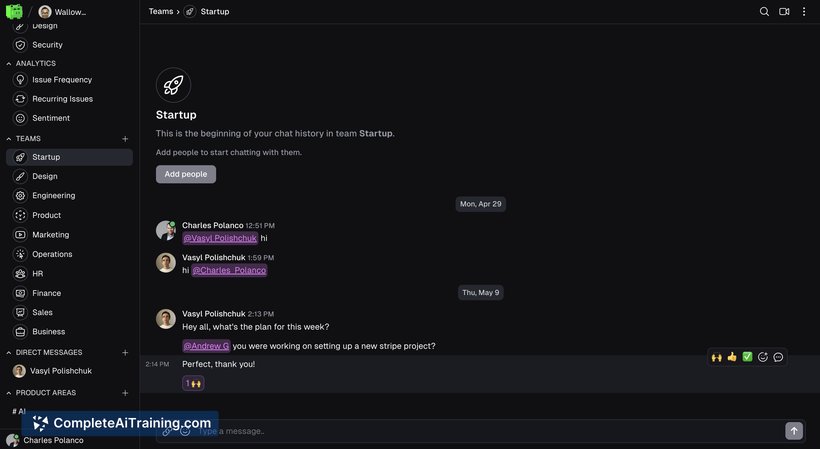 Wallow - Slack for makers
