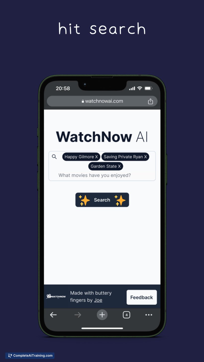 WatchNow AI 2.0, screenshot 4