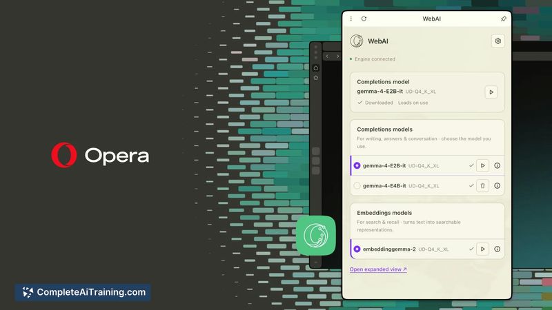 WebAI by Opera, screenshot 1