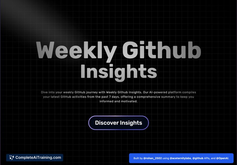 Weekly Github