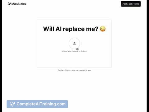 Will AI Replace Me?, screenshot 3