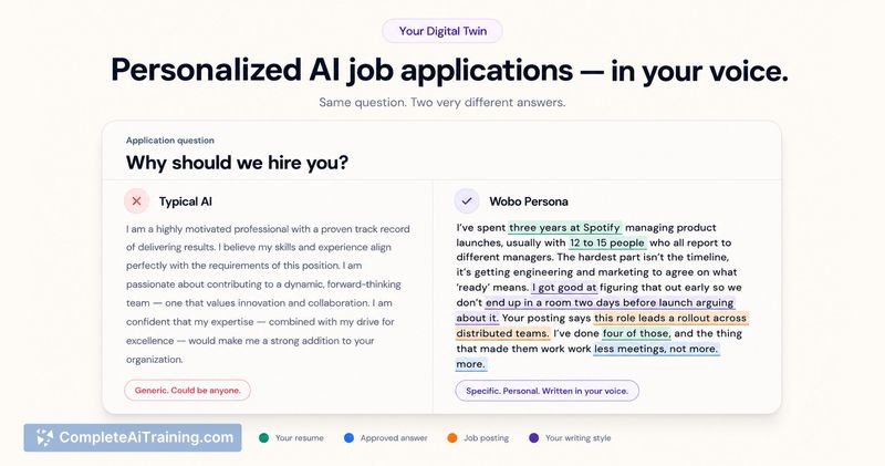 Wobo - AI Job Search, screenshot 2