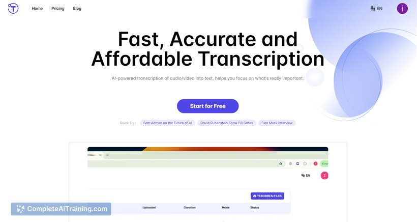 Yescribe.ai, screenshot 4