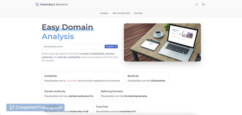 Yesterday's Domains