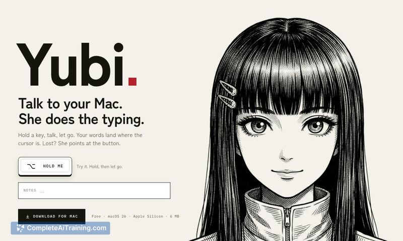 Yubi, screenshot 2