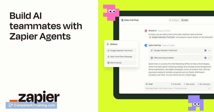 Zapier Agents, screenshot 3