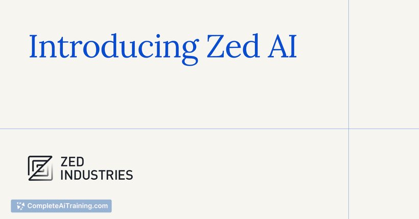 Zed AI, screenshot 2