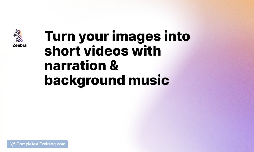 Zeebra: Images to Short Video, screenshot 2