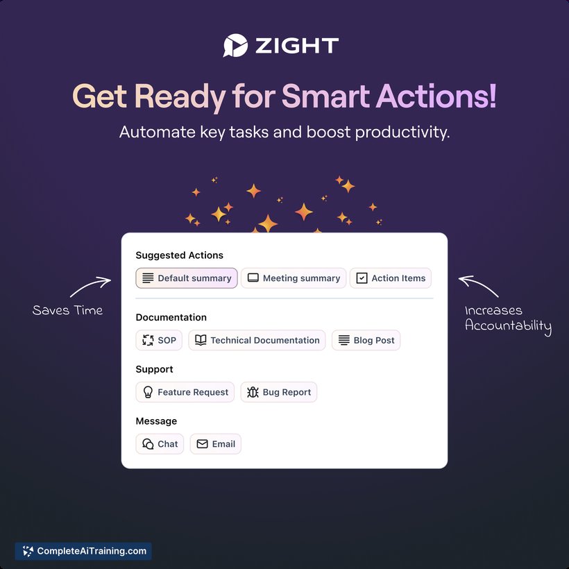 Zight Smart Actions, screenshot 4