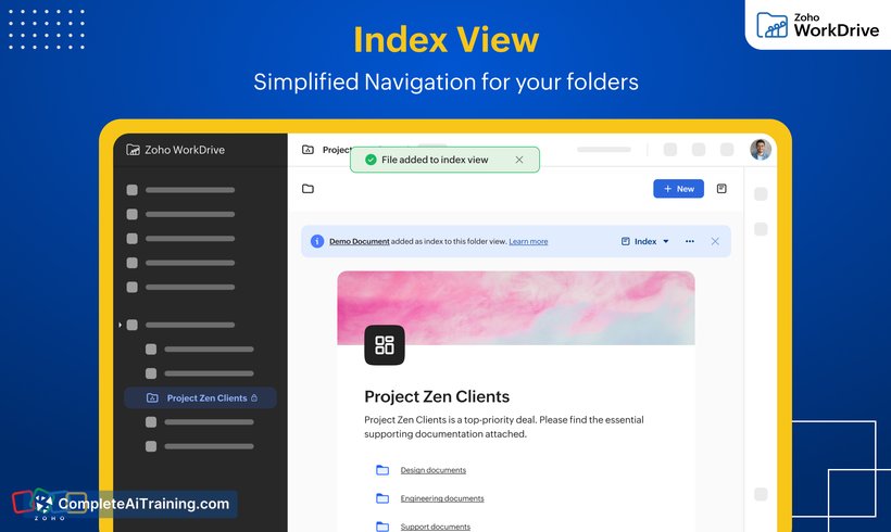 Zoho WorkDrive 5.0, screenshot 5