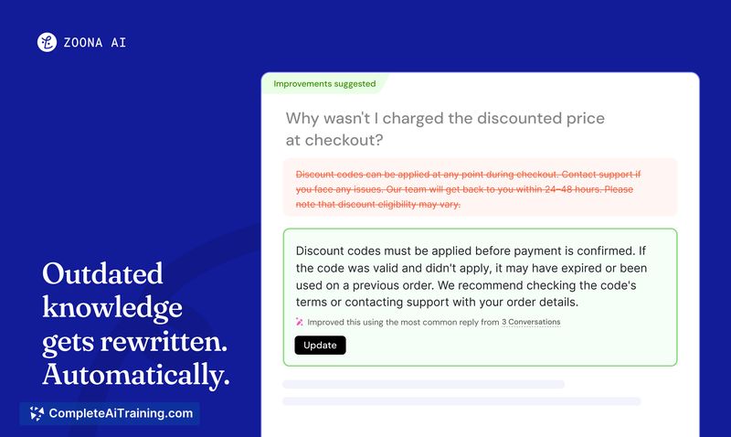 Zoona AI, screenshot 2