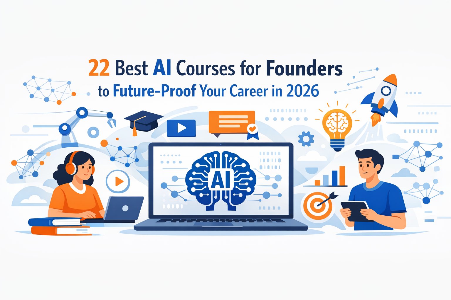 12 Recommended AI Courses for Founders in 2026