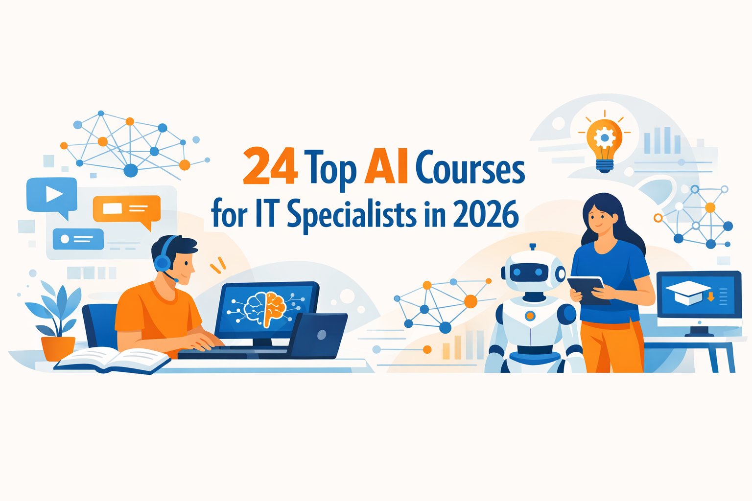 11 Essential AI Courses for IT Specialists in 2026