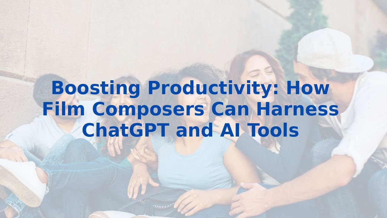 Boosting Productivity: How Film Composers Can Harness ChatGPT and AI Tools