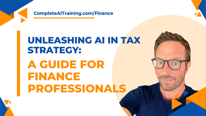 AI in Tax Strategy: A Guide for Finance Professionals