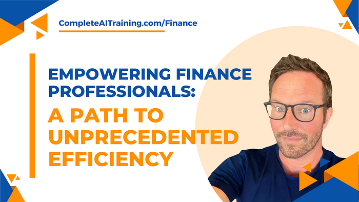 Empowering Finance Professionals: A Path to Unprecedented Efficiency