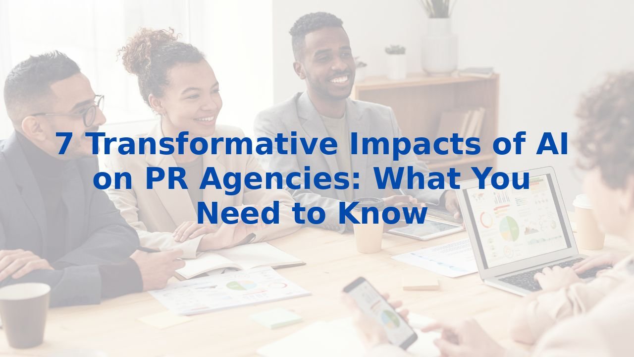 7 Transformative Impacts of AI on PR Agencies: What You Need to Know