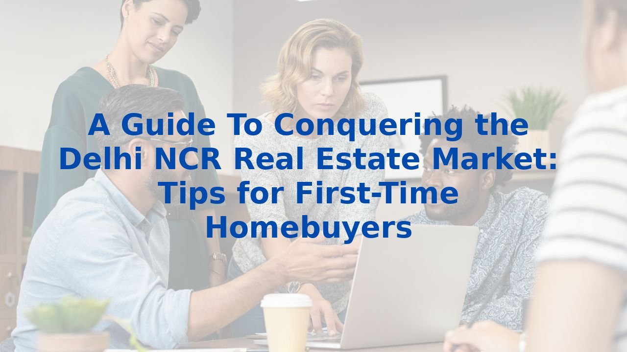 A Guide To Conquering the Delhi NCR Real Estate Market: Tips for First-Time Homebuyers